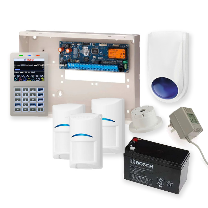 Bosch Solution 6000 alarm kit components
